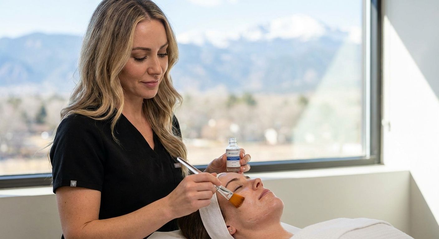 Chemical peels for hyperpigmentation