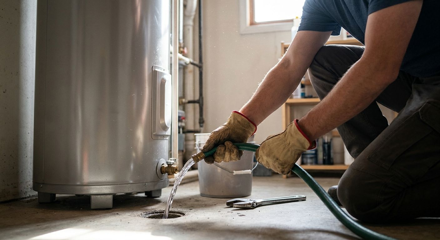 How to flush a hot water system safely