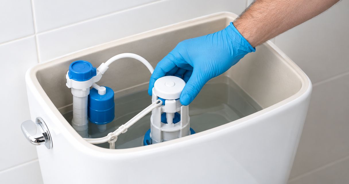 Why does a toilet keep running after flushing?
