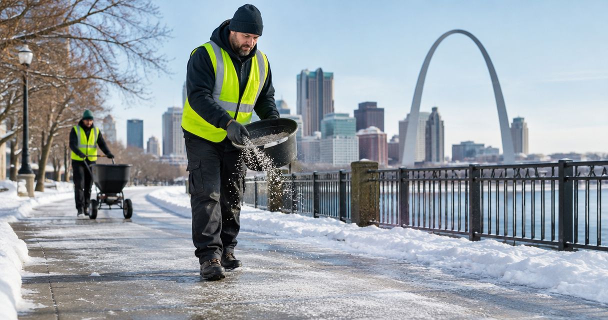 Best de-icing and salting companies for sidewalks in St. Louis 2026