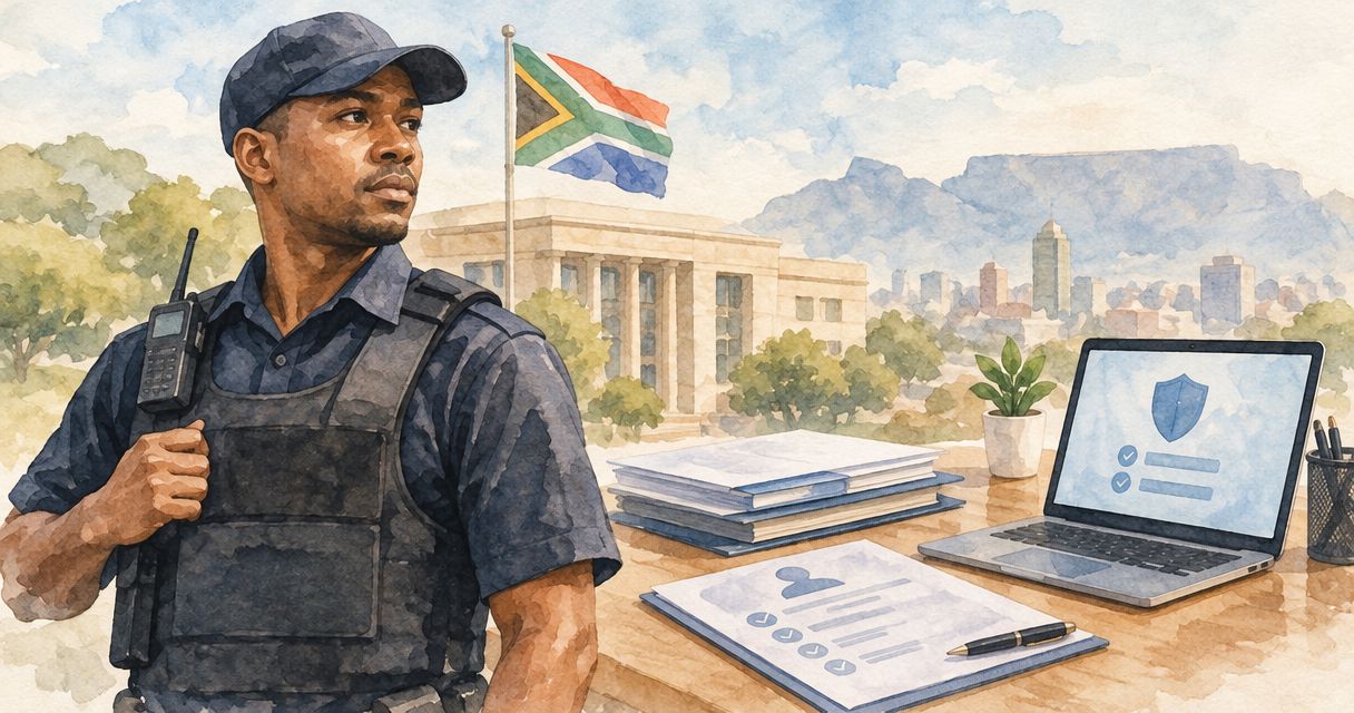 Registration requirements for South African security companies