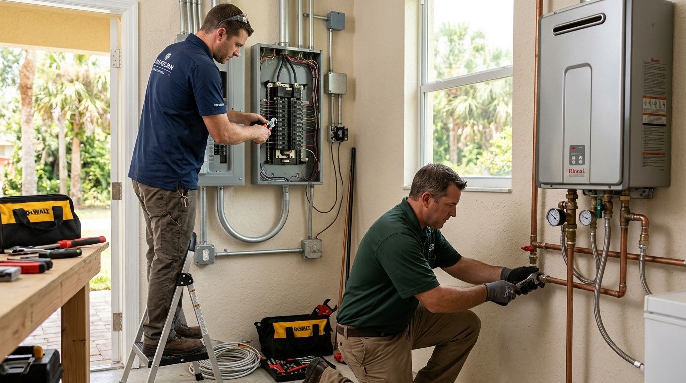 Electrical and plumbing services for Treasure Coast landlords