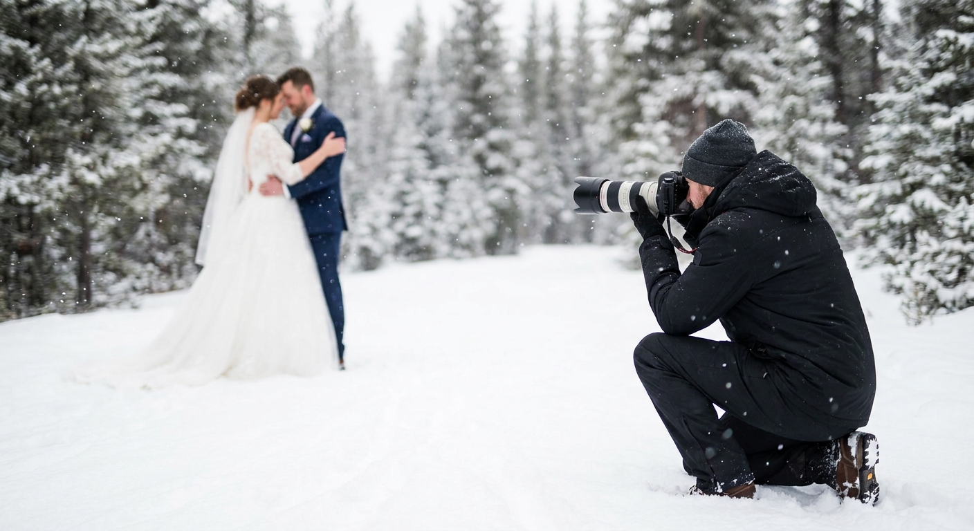 Wedding photography for winter weddings