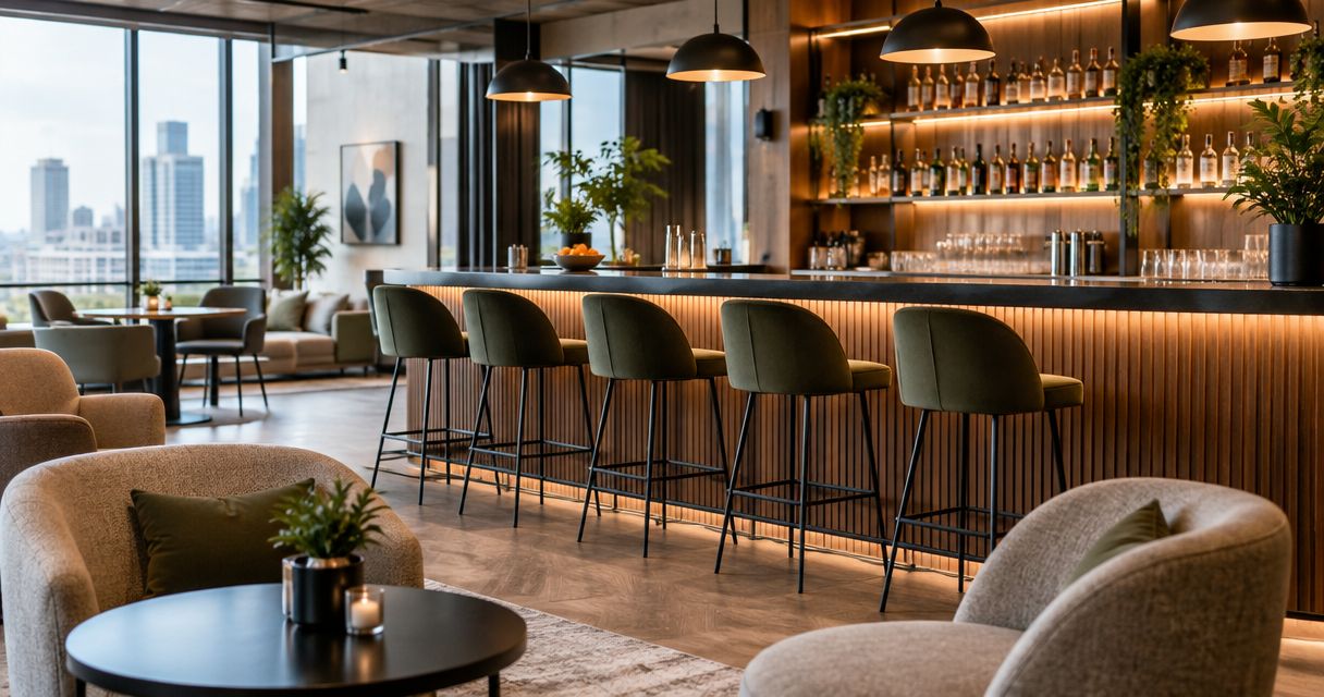 Does Siena have a bar area for walk-in guests?
