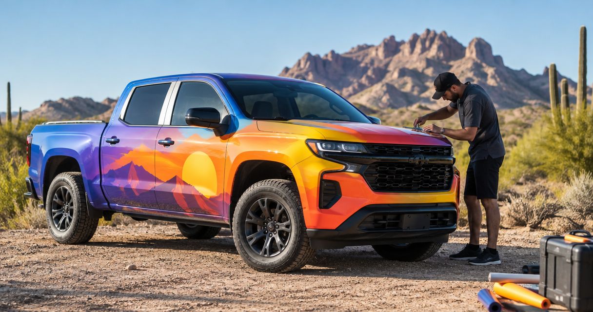 Best vehicle wrap vinyl types for Arizona heat 2026