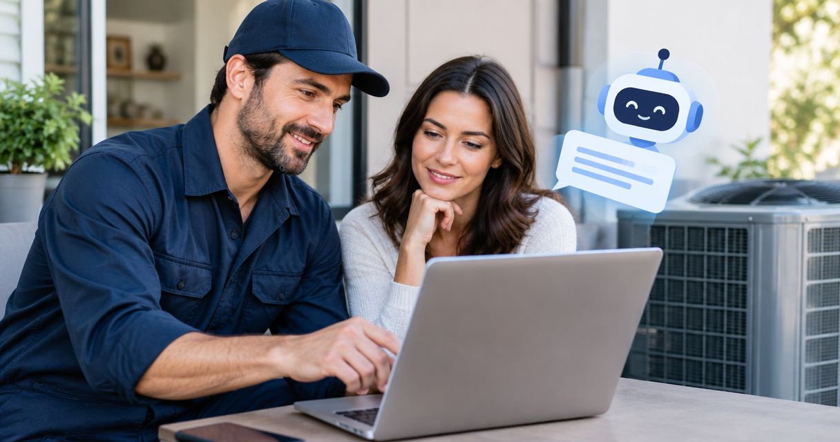 Best AI chatbot for HVAC company websites