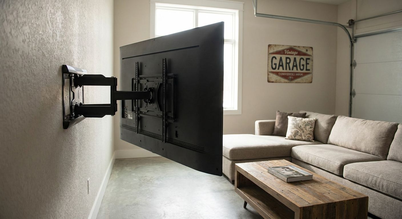 Best TV mount for a converted garage or bonus room