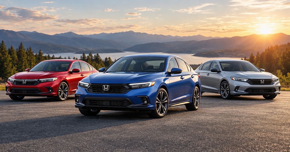 Honda sedans ranked by fuel economy in 2026
