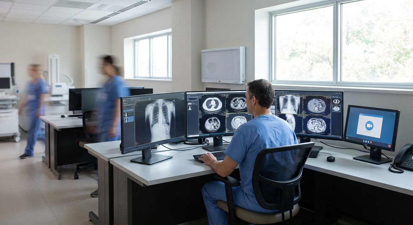Teleradiology services for radiology staff shortages