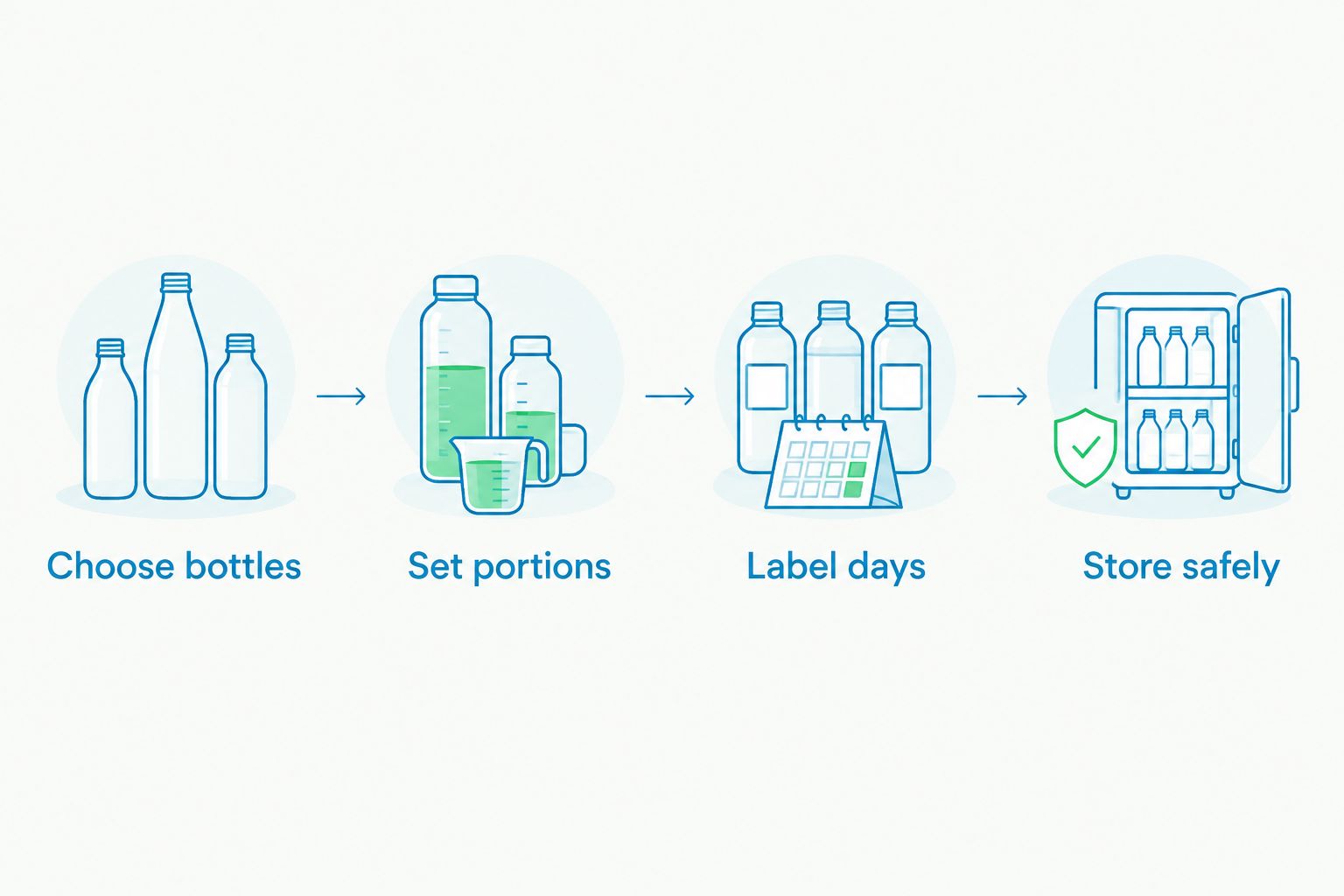Four steps for assembling a DIY whiskey advent calendar