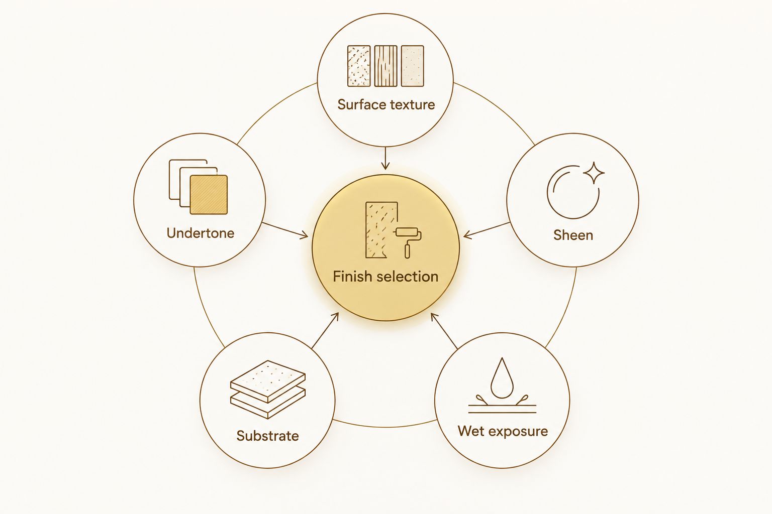 Five connected decisions for selecting a microcement wall finish