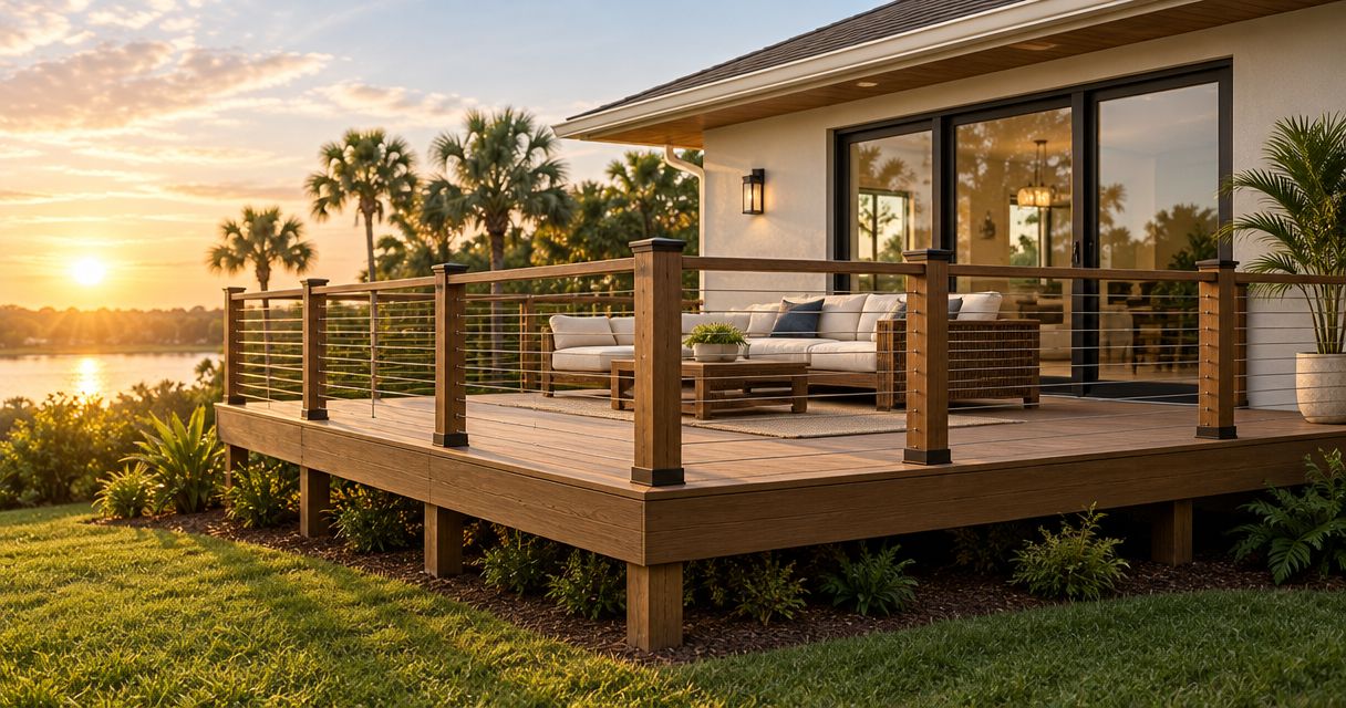Best deck railing styles for Orlando homes
