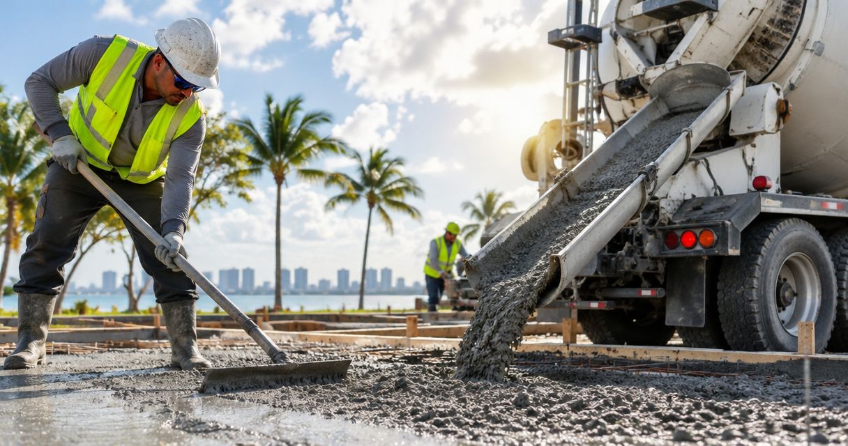 Best concrete mix designs for Florida's heat and storms 2026