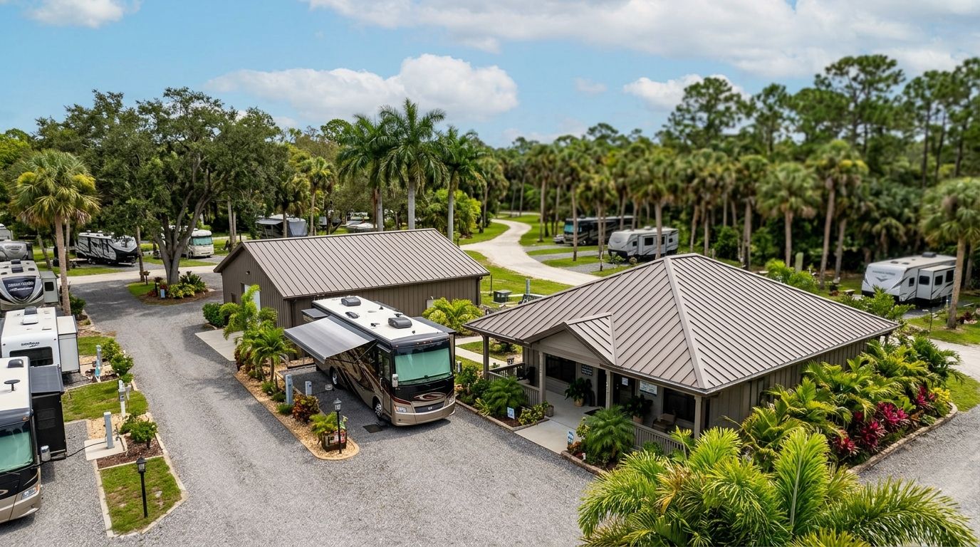 Metal roofing for RV parks and campgrounds in Florida