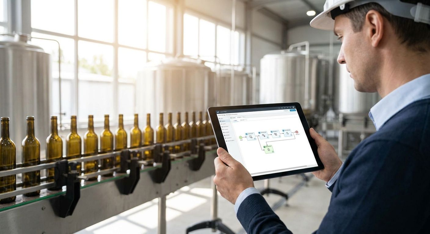 Quote to cash software for beverage manufacturers