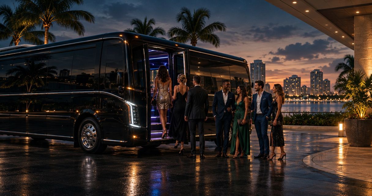 Best party bus options for milestone celebrations in West Palm Beach