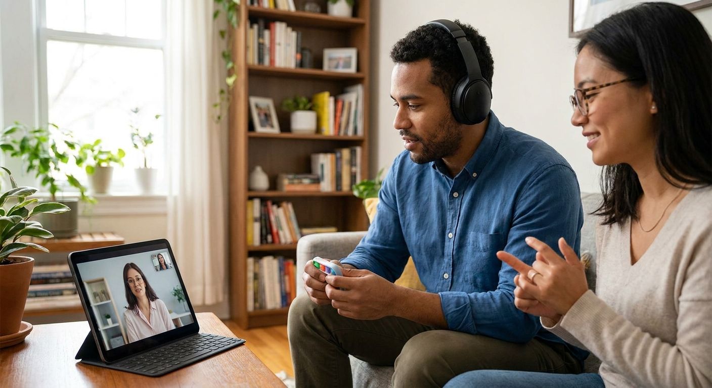 Online couples counselling for neurodivergent partners