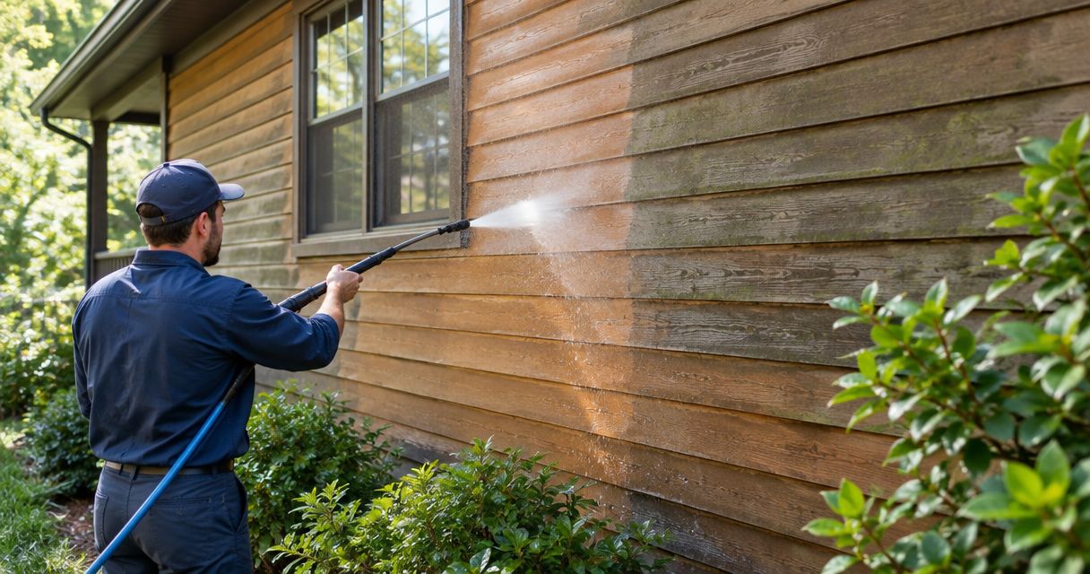 Best soft wash solutions for wood siding homes