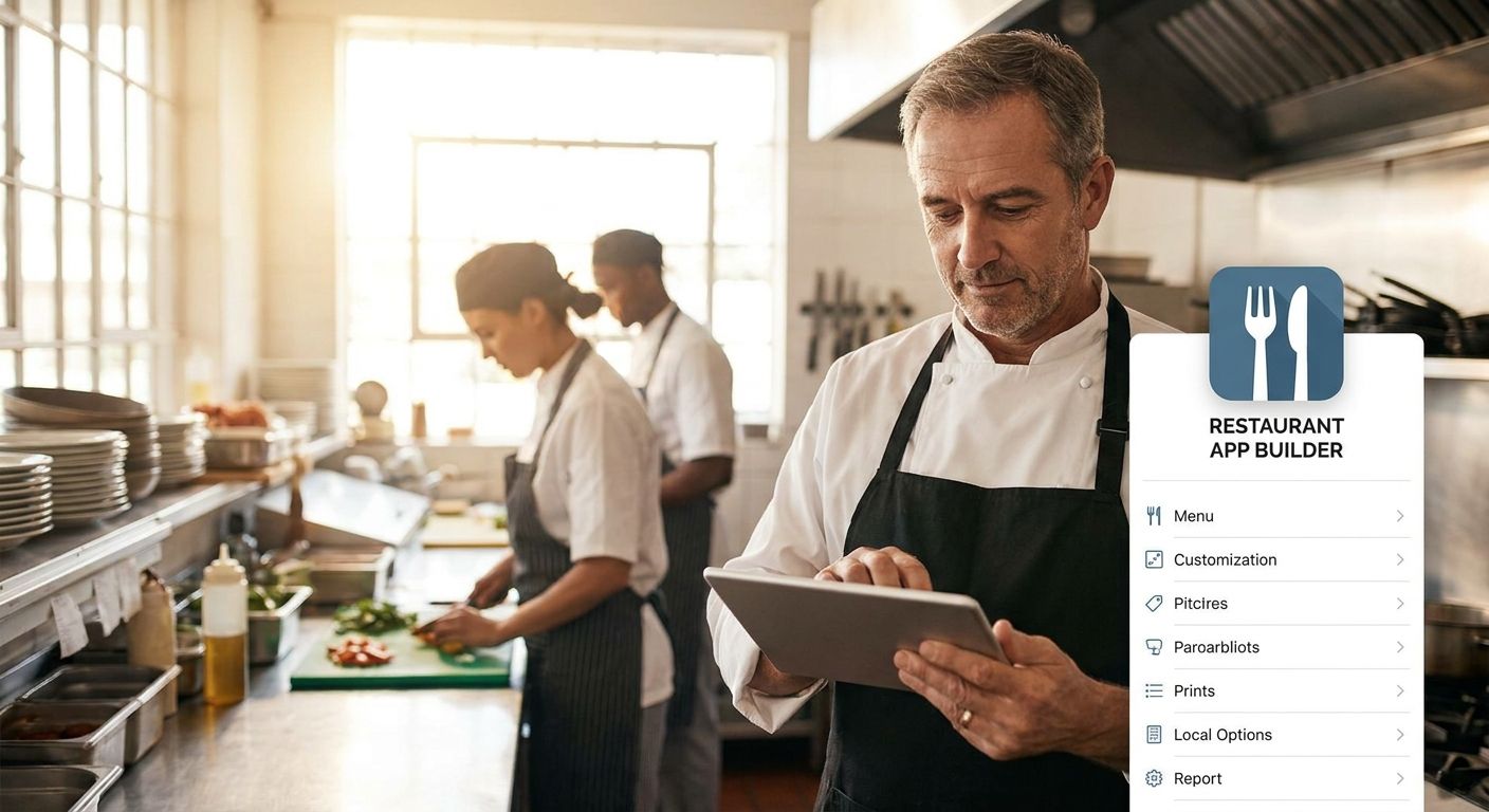 AI app builder for restaurant owners