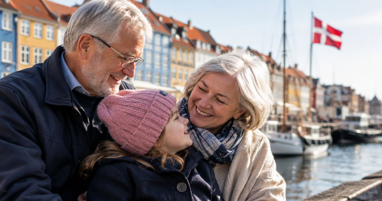 Can grandparents apply for family reunification in Denmark?