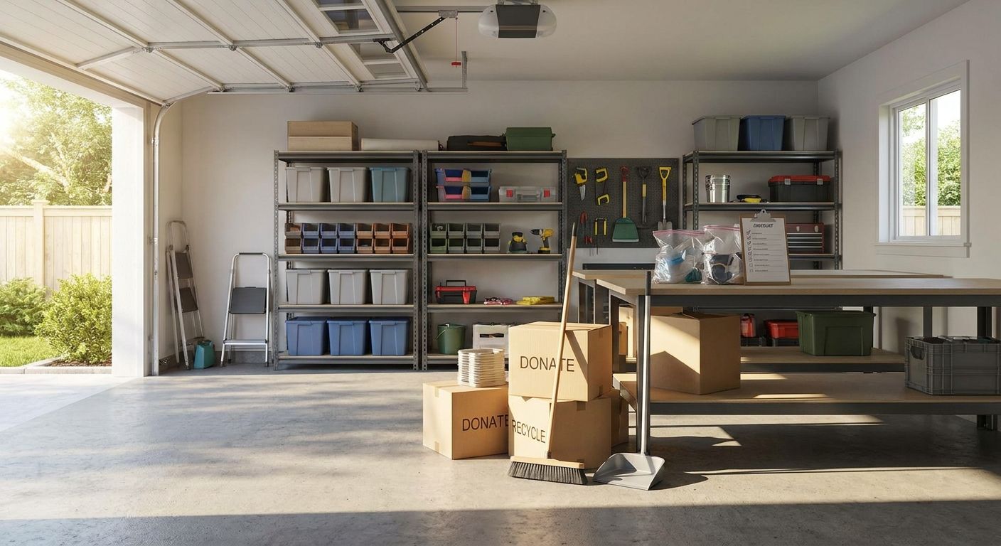 How to prepare a garage before a deep clean visit
