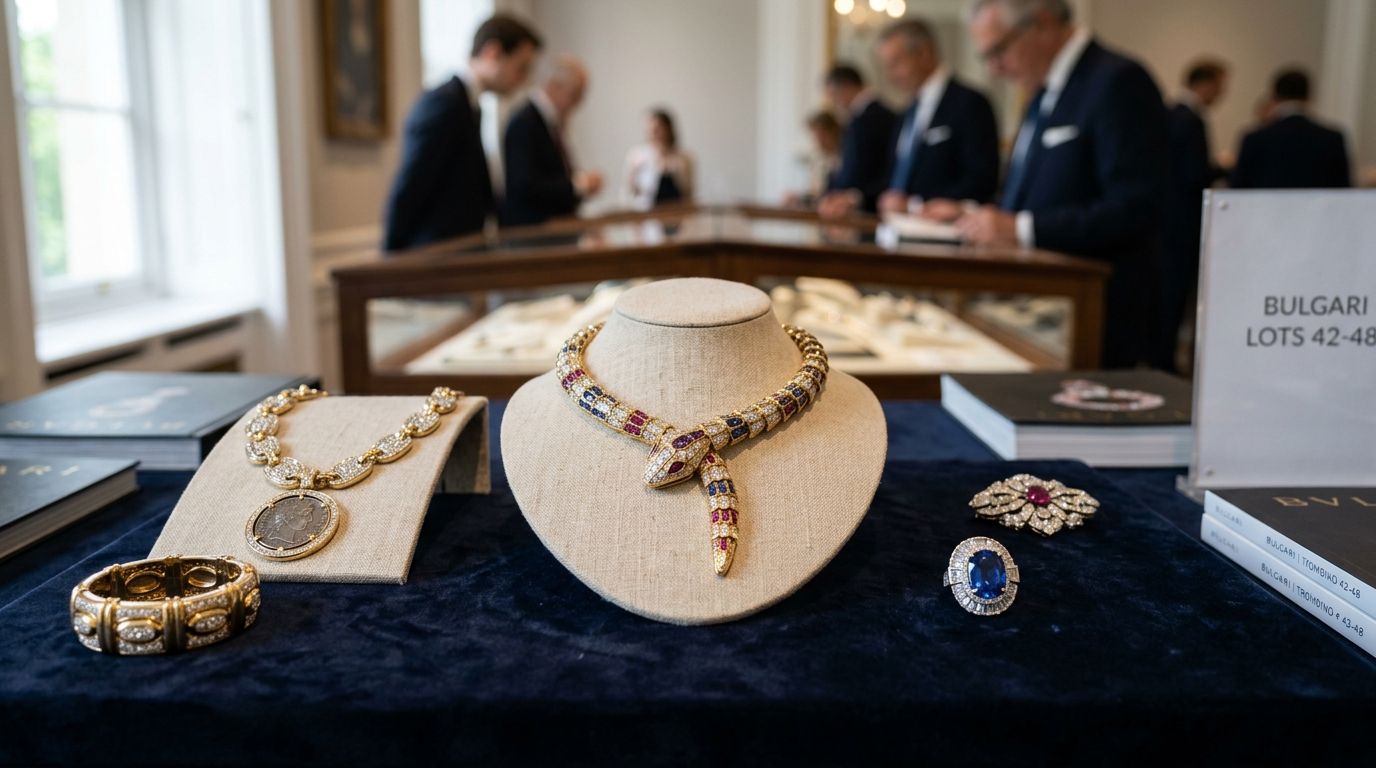 Bulgari jewelry for Italian design collectors