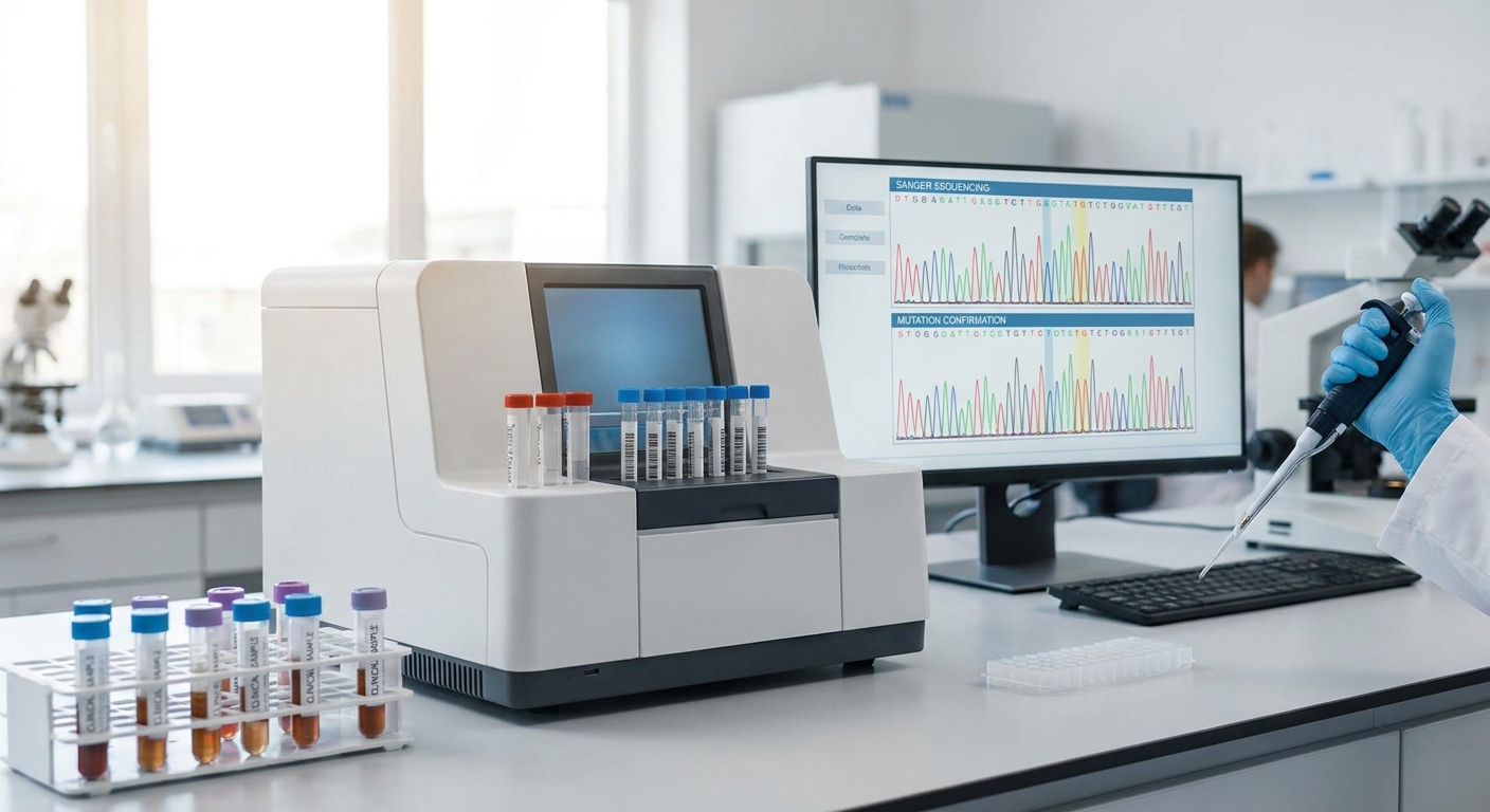 Sanger sequencing for mutation confirmation in clinical samples