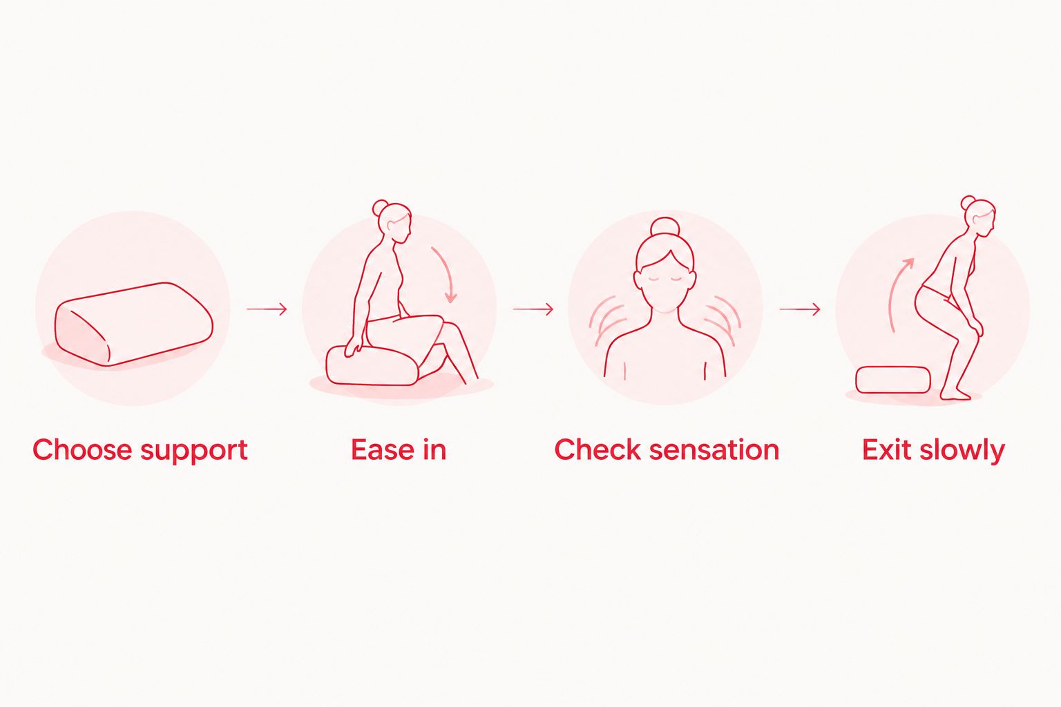 Four steps for approaching a Yin pose without forcing the stretch