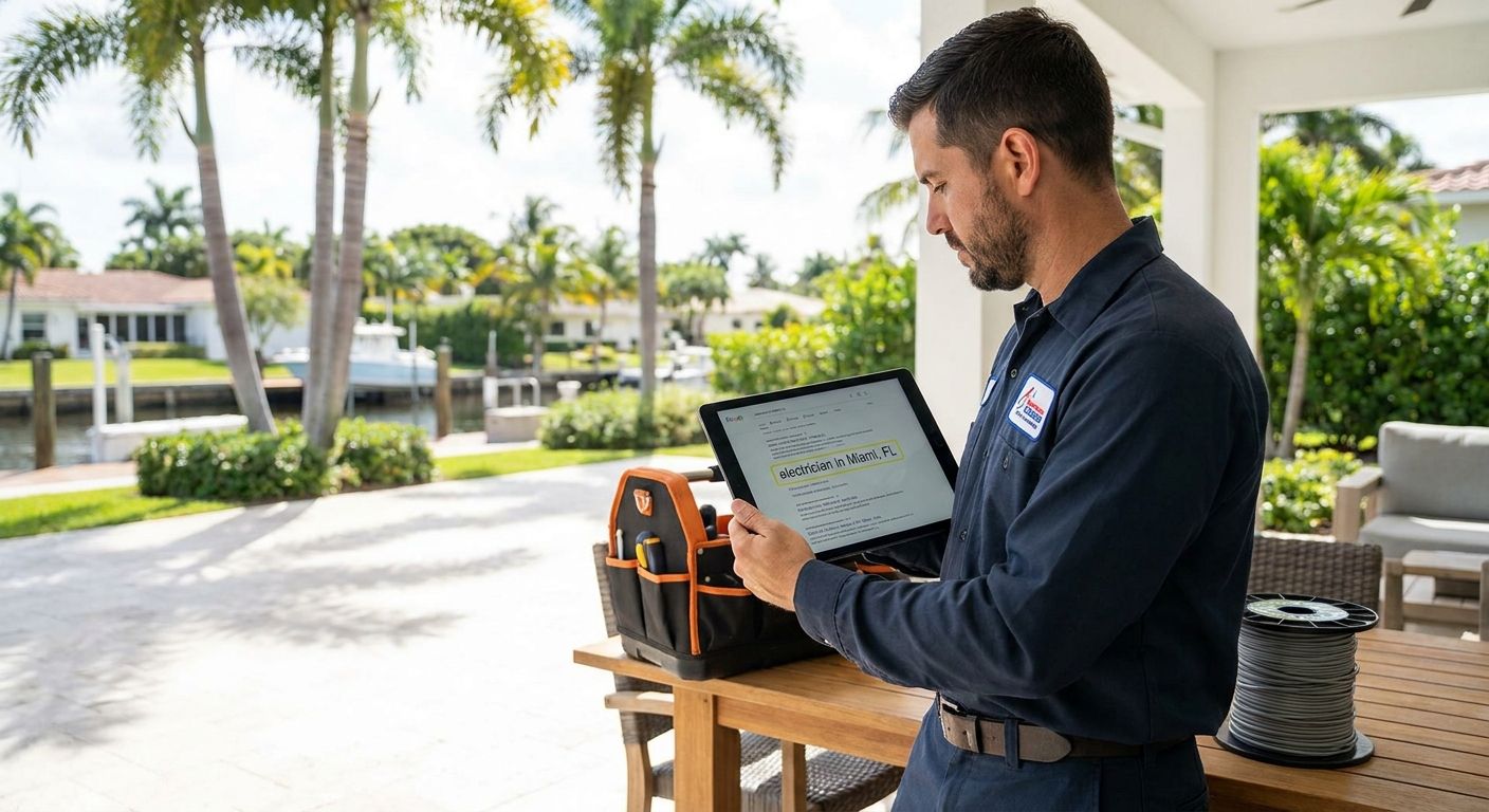 SEO for electricians in South Florida