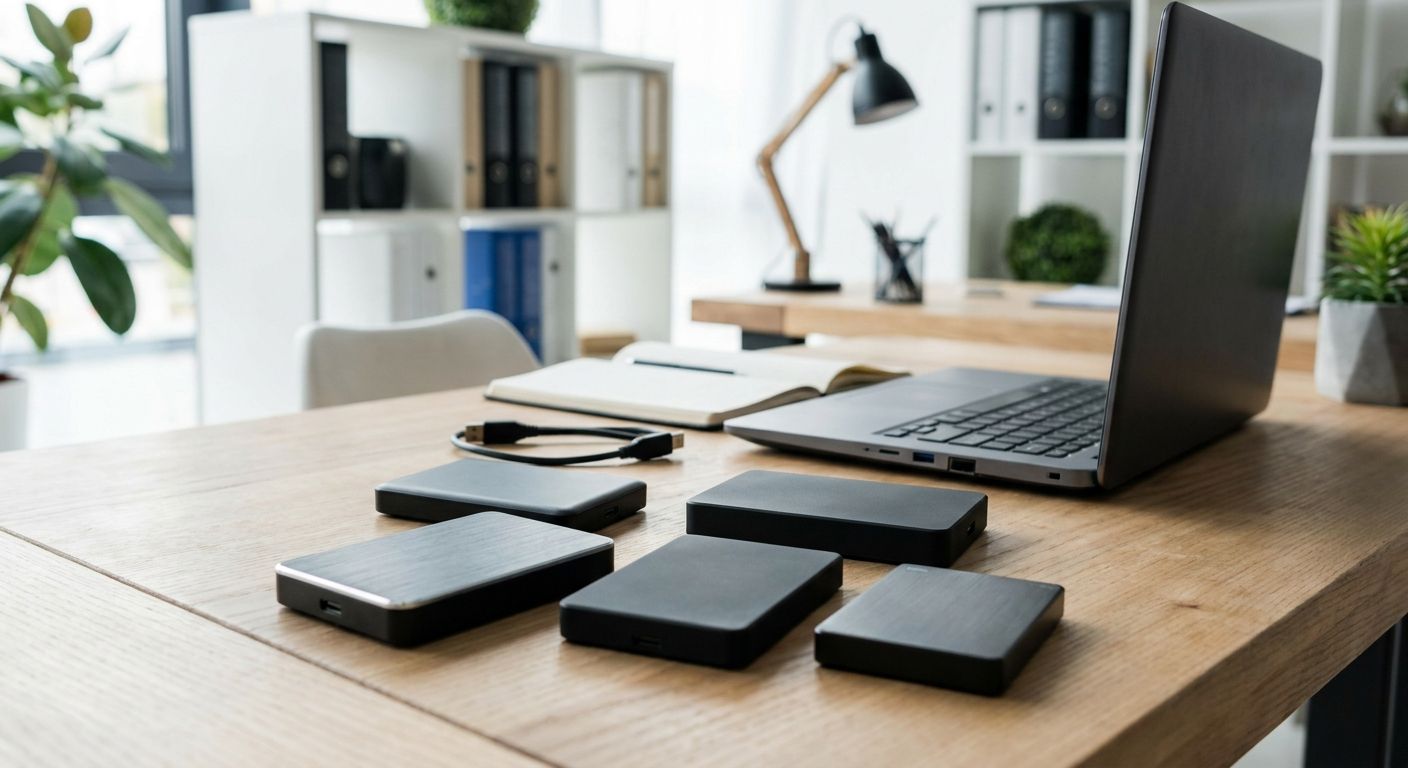 External hard drives for office data backup