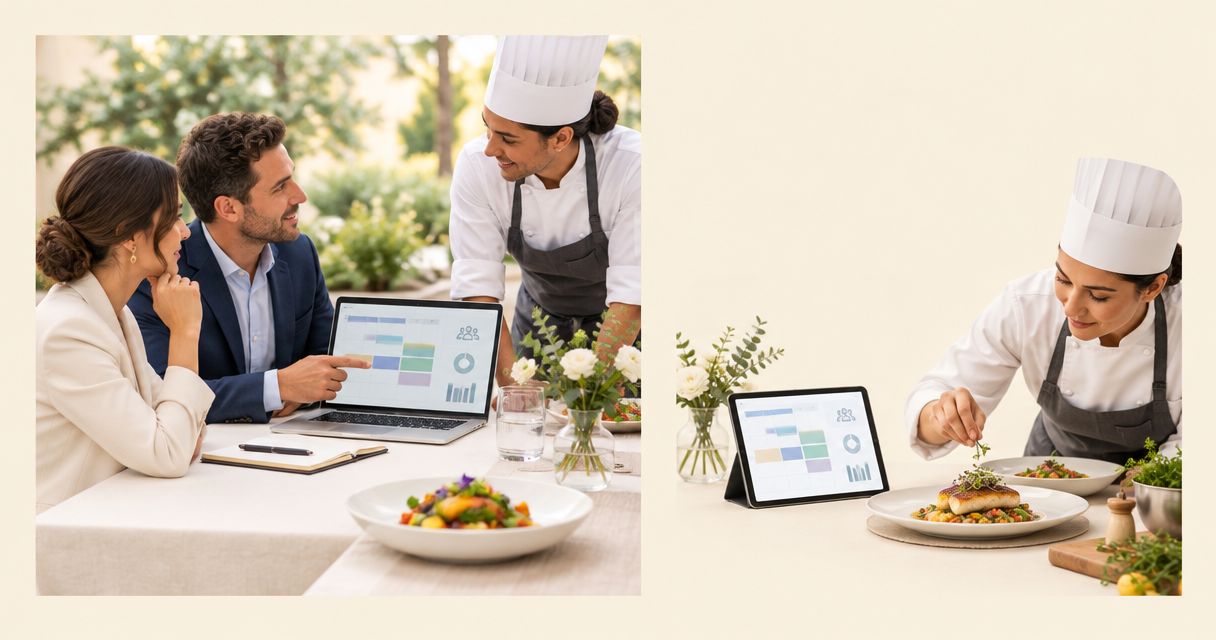 How to connect your corporate event calendar to a private chef