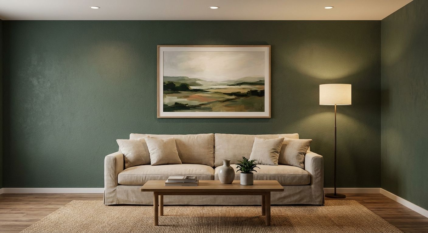Wall art for windowless rooms