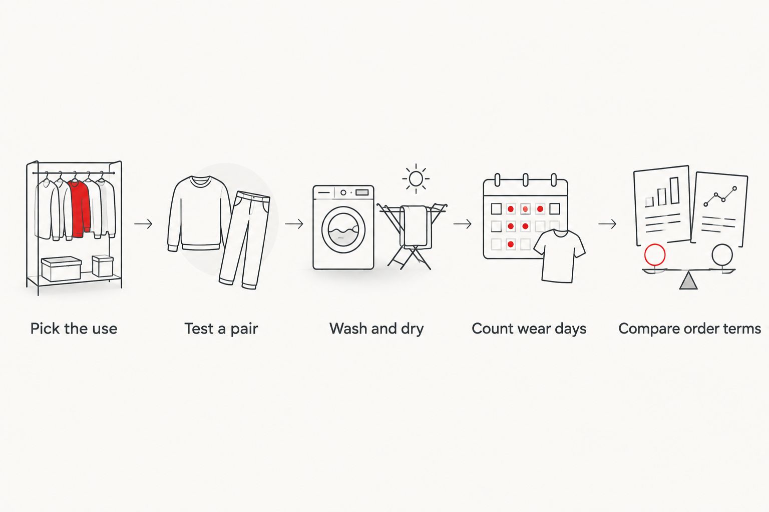 Five steps for deciding whether to buy several pairs of winter wool socks