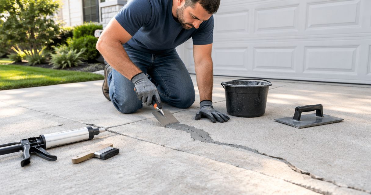Best concrete driveway repair options compared