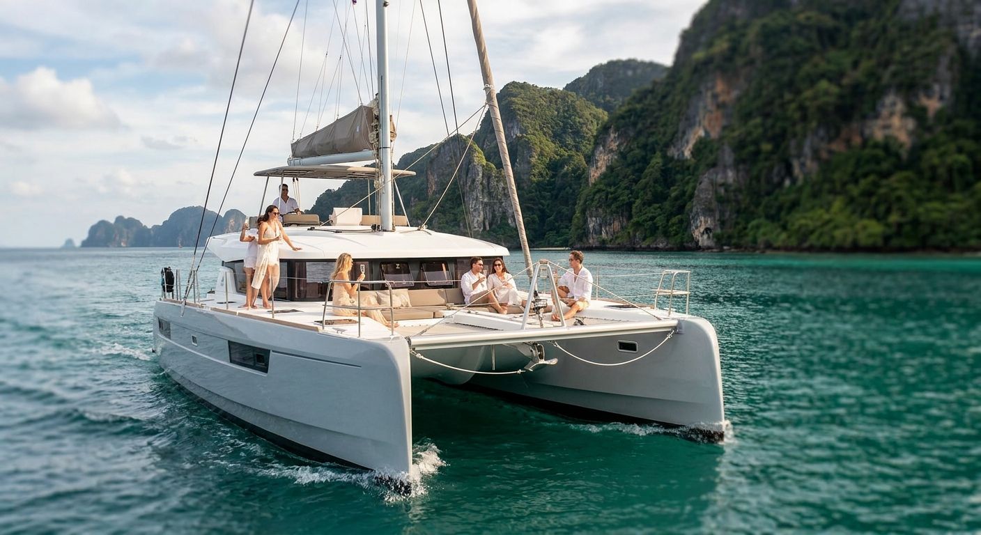 Phi Phi luxury catamaran cruises for travel agents