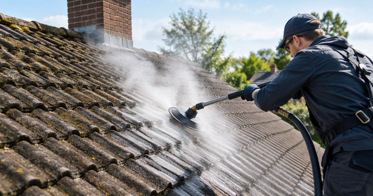 Is steam roof cleaning suitable for older tiles?