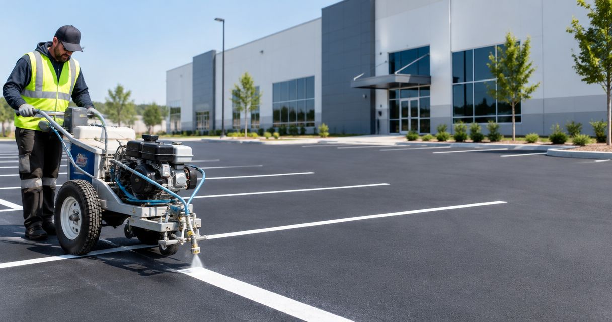 Best parking lot striping companies for industrial parks 2026