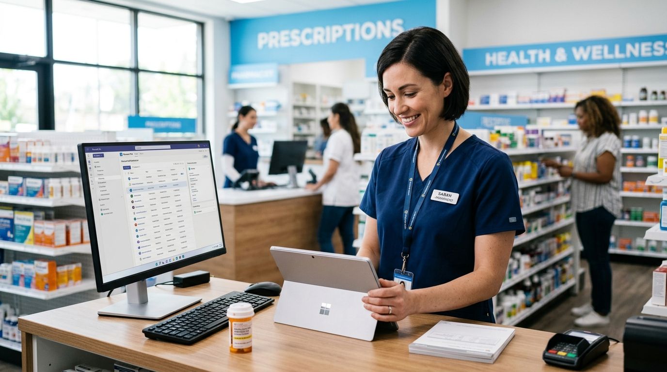 Microsoft 365 for pharmacy retail chains