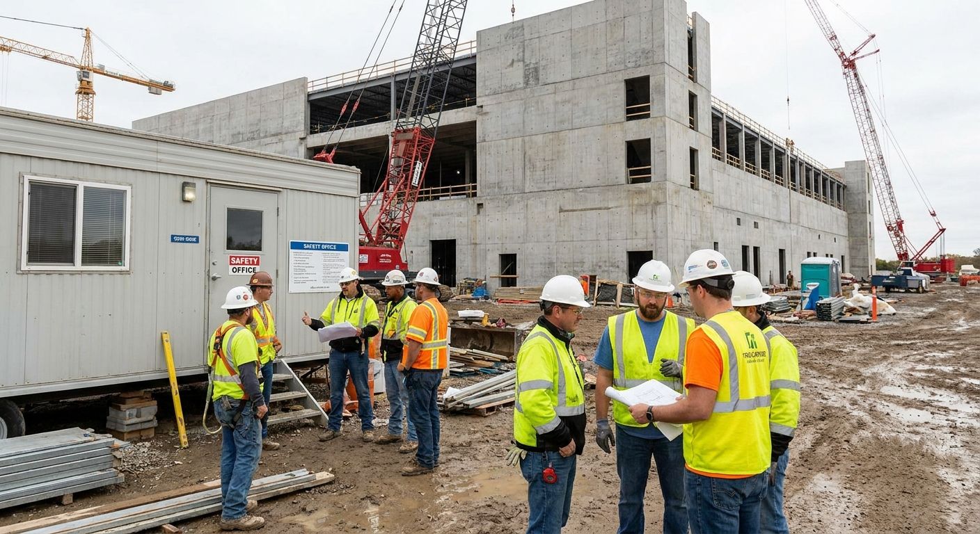 Safety staffing for data center construction projects