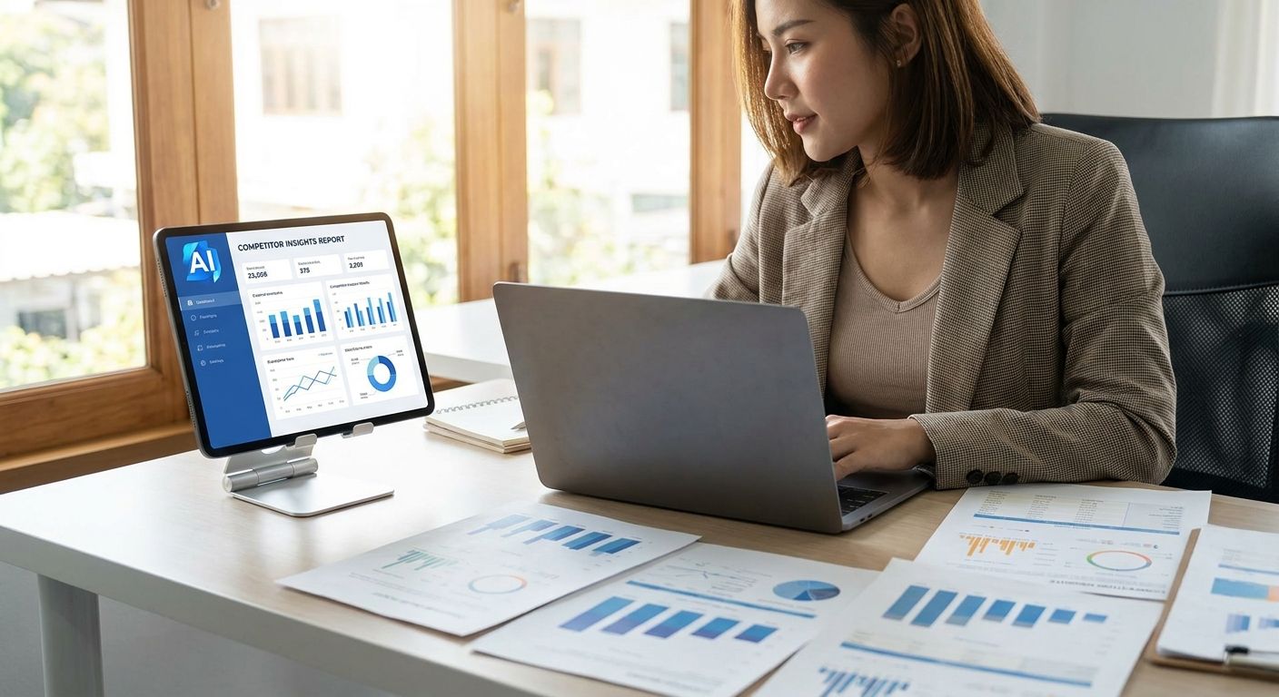 How to generate a competitor analysis report with AI