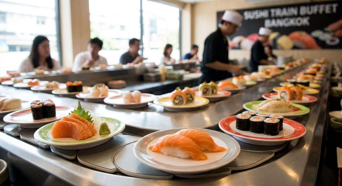 Best sushi train buffet in Bangkok