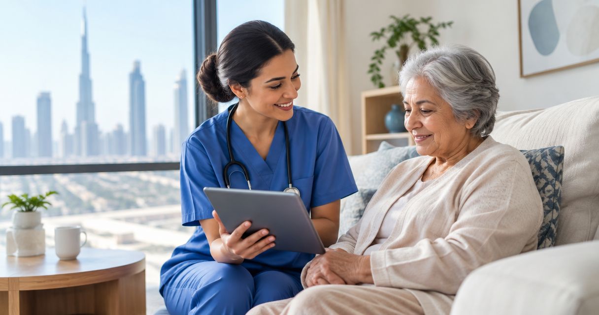 Home nursing and elderly care cost benchmarks by city in the UAE 2026