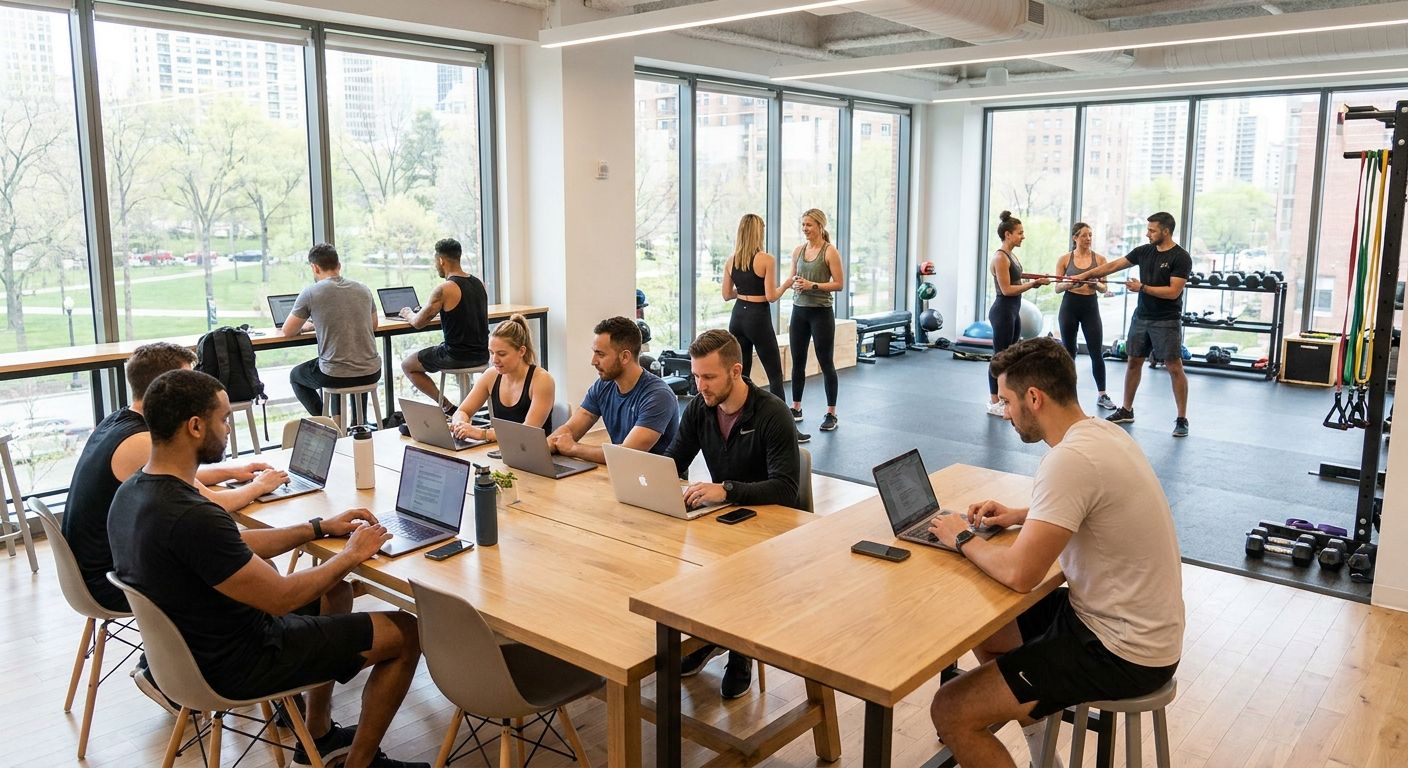 Coworking space for personal trainers and fitness coaches