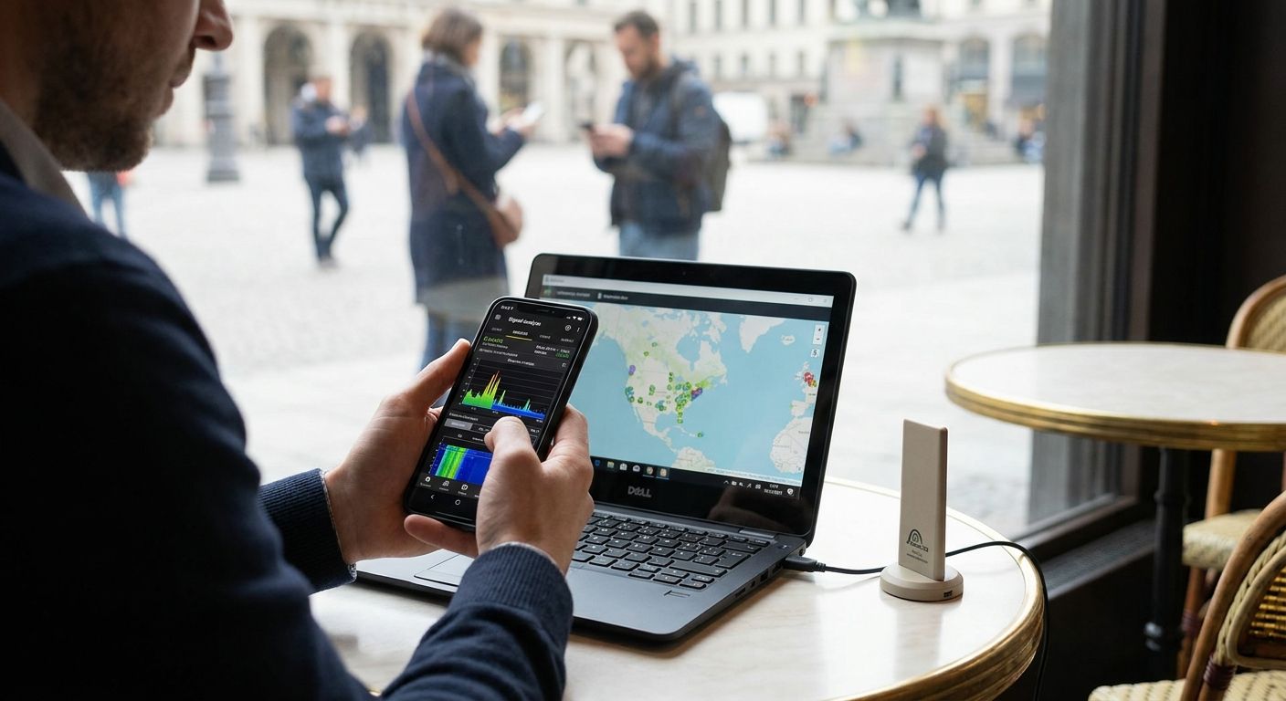 How to detect an IMSI catcher or stingray device