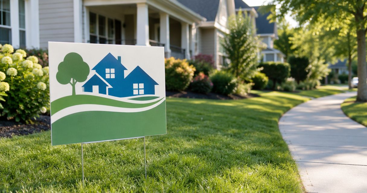 Custom lawn signs for HOA and community notices