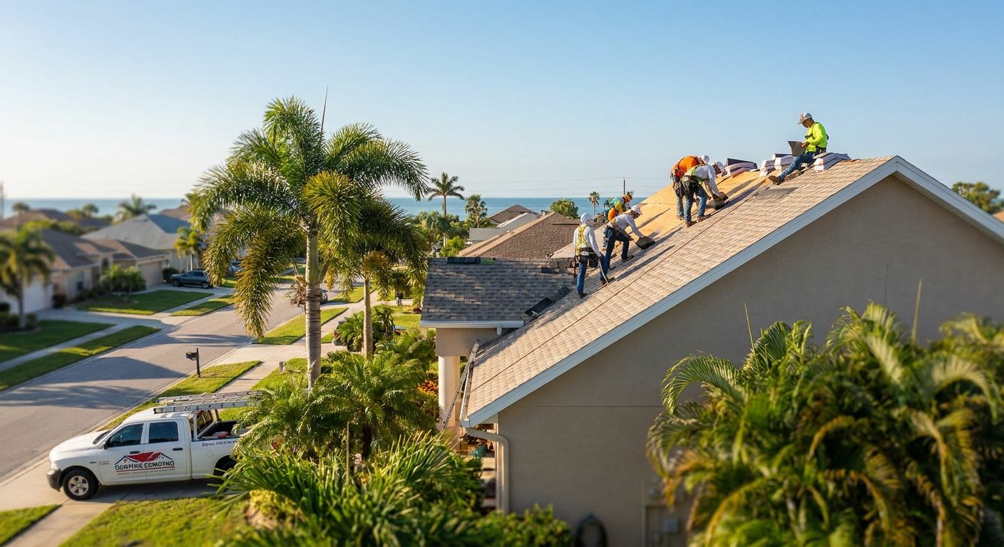Roof replacement in Fort Myers