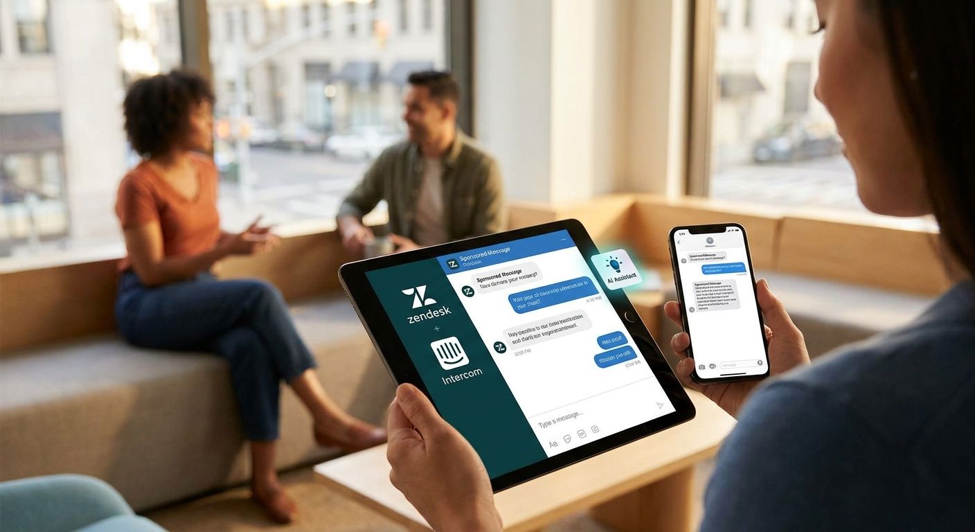 Conversational ads for Zendesk and Intercom-embedded AI assistants