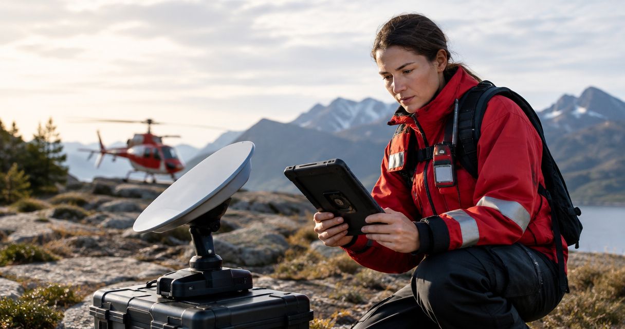 Is satellite communication reliable for first responders?