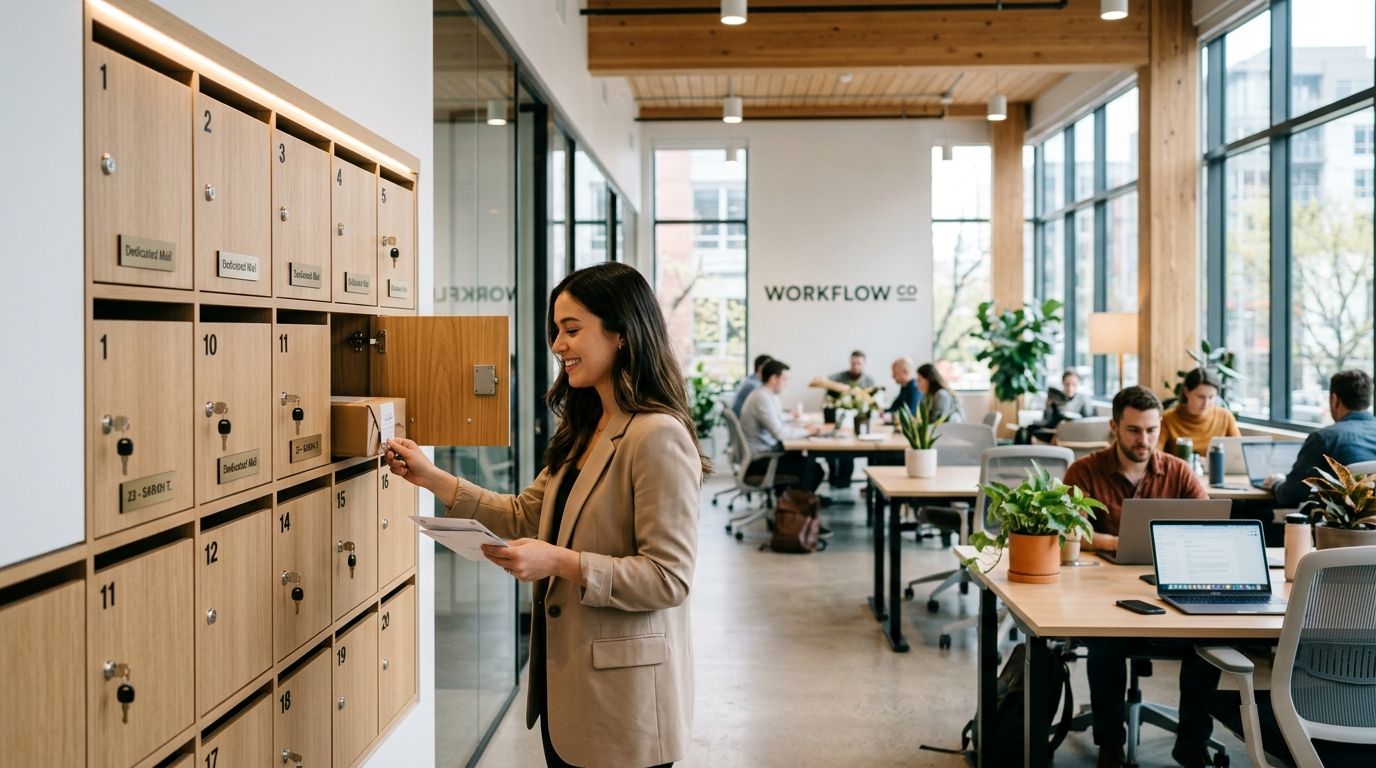 Best coworking spaces with dedicated mail lockers