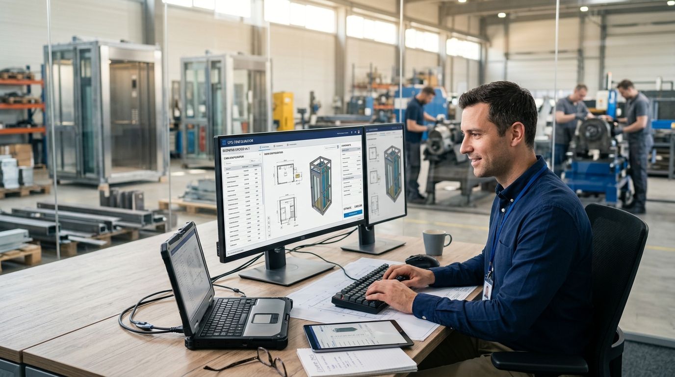 CPQ software for elevator and escalator manufacturers